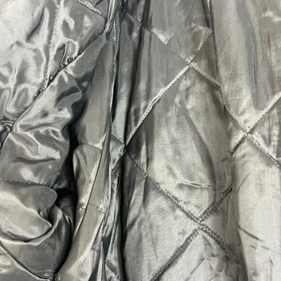 Yves Saint Laurent Coat Jacket Rive Gauche Tartan Lambswool Purple Wood Button - Picture 3 of 14